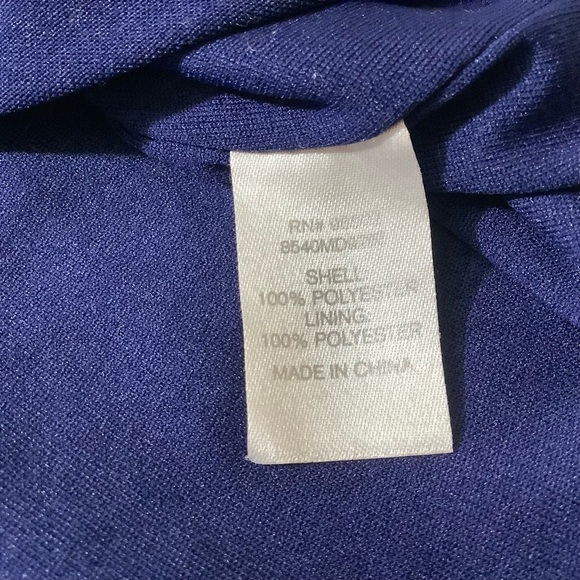 Charming Charlie dress women size Small sleeveless blue floral print . - Picture 9 of 11